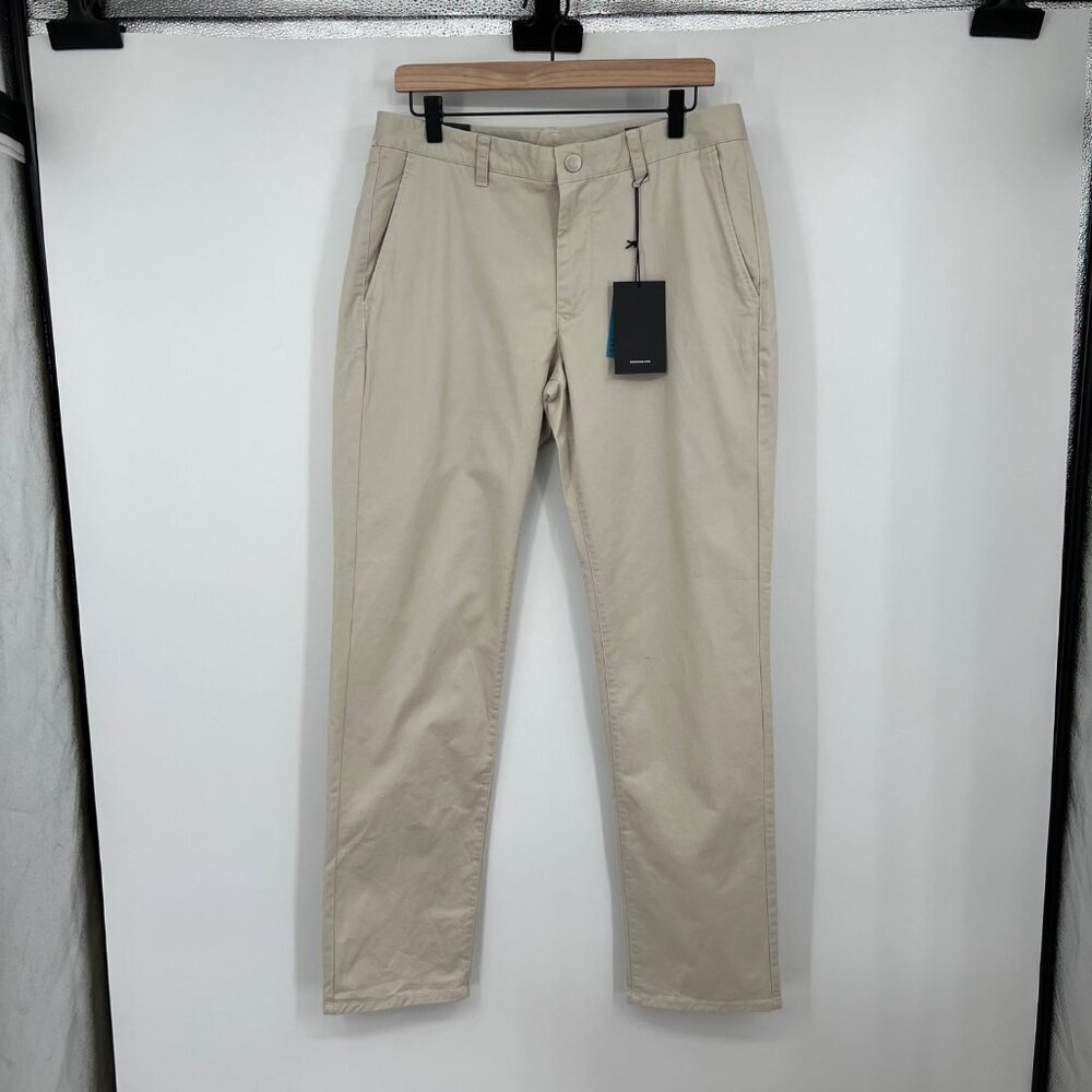 Bonobos Men's Original Stretch Washed Chino Pants Slim Fit Khaki Tan Size 32 X 3
